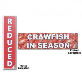 24"x6" Full Bleed UV Digitally Printed Sign (1-Sided) with Logo  24"x6" Full Bleed UV Digitally Printed Sign (1-Sided) with Logo