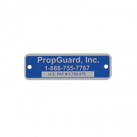 Metal Plates & Signage: 0-3 sq. in. with Logo