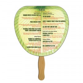 Personalized Palm Leaf Hand Fan 9"  Personalized Palm Leaf Hand Fan 9"