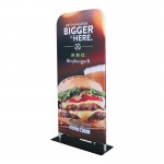24"W x 91"H Tubie Banner System, Replacement Graphic with Logo