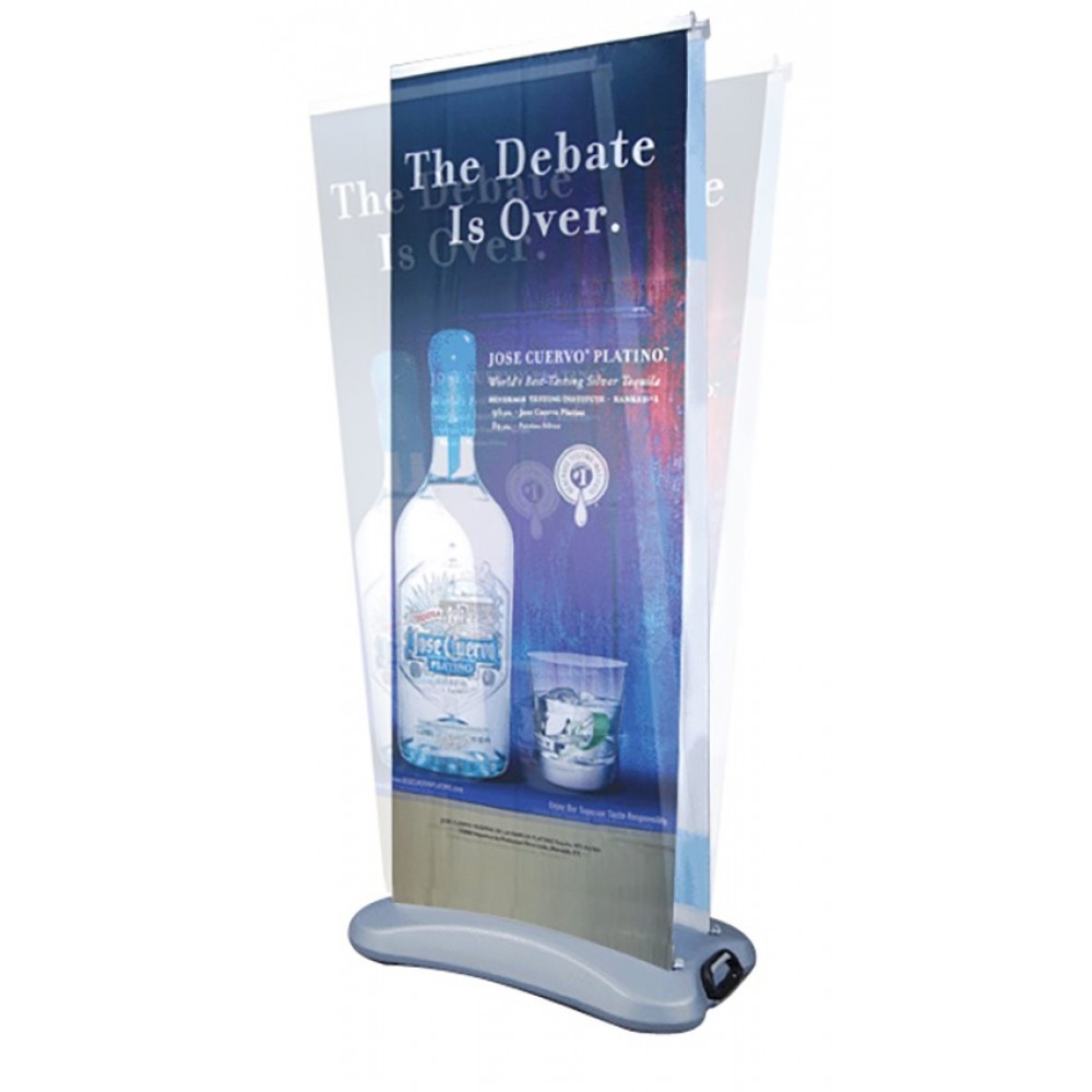 Retractable Outdoor Double Sided Banner Stand with Logo