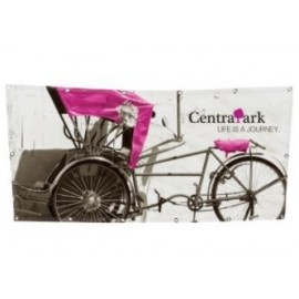 Promotional 7 Oz. Mesh Vinyl Single-Sided Banner (6