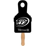 Paint Brush Hand Fan with Logo