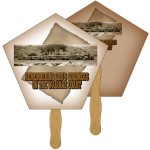 Custom Imprinted Church Fast Hand Fan (2 Sides) 1 Day