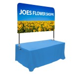 Personalized 8' Traveler Tabletop 3/4 Banner Display Kit - Made in the USA