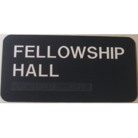 Personalized 1" x 8" Office or Cubicle Sign