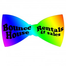 Large Bow Tie Hand Fan Without Stick with Logo  Large Bow Tie Hand Fan Without Stick with Logo