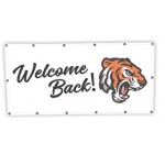 18 Oz. Double-Sided Scrim Vinyl Banner (8'x4') with Logo
