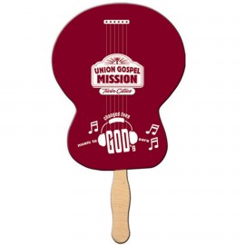 Guitar Hand Fan with Logo