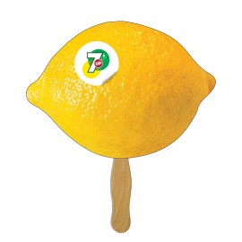 Lemon/Lime Fast Hand Fan (1 Side) 1 Day Custom Imprinted