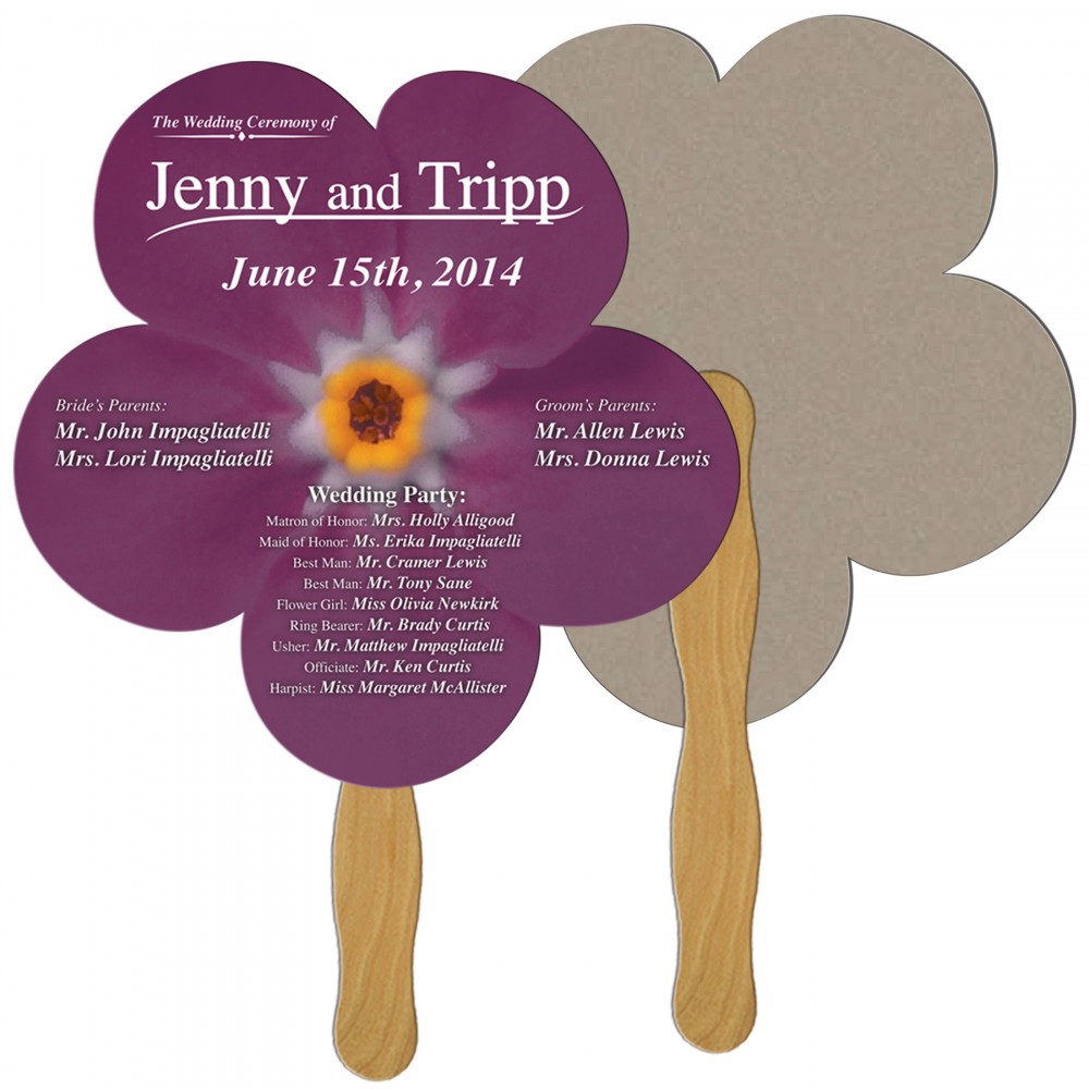 Daisy Flower Recycled Hand Fan Logo Branded Daisy Flower Recycled Hand Fan Logo Branded