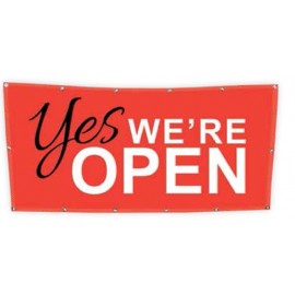 Promotional 6.5 Oz. Single-Sided Outdoor Canvas Banner (6'x4')