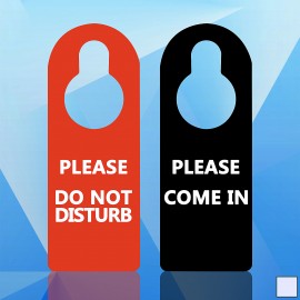 Logo Branded Hang Tags Door Hanger 3 3/4'' x 10 1/16''  Logo Branded Hang Tags Door Hanger 3 3/4