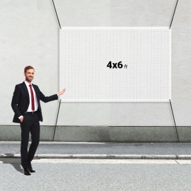 Custom 4' X 6' Mesh Banners with Logo