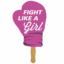 Boxing Glove Shape Fast Hand Fan (1 Side) 1 Day with Logo  Boxing Glove Shape Fast Hand Fan (1 Side) 1 Day with Logo