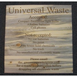 20" x 20" - Hardwood Sign or Plaque with Logo  20" x 20" - Hardwood Sign or Plaque with Logo