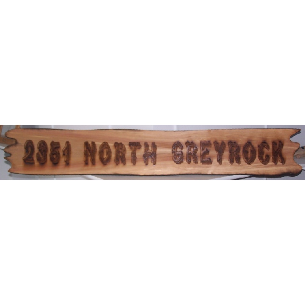 Custom Printed 12" x 60" - Hardwood Sign - Laser Engraved - USA-Made Custom Printed 12" x 60" - Hardwood Sign - Laser Engraved - USA-Made