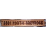 Custom Printed 12" x 60" - Hardwood Sign - Laser Engraved - USA-Made