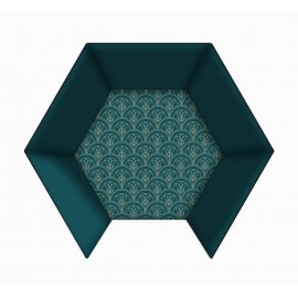 Logo Branded Hexagonal Vogue Booth Enclosure (Double Sided Package)