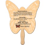 Logo Branded Butterfly Hand Fan