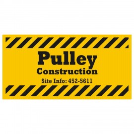 Corrugated Plastic Sign | 12" x 24" | 1 Side with Logo