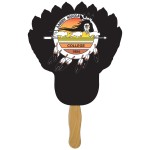 Feather Fast Hand Fan (1 Side) 1 Day Custom Imprinted
