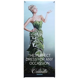 Small Economy X-Stand Banner Display with Logo