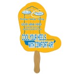 Boot Fast Hand Fan (1 Side) 1 Day Logo Branded