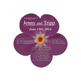 Customized Daisy Flower Hand Fan Without Stick