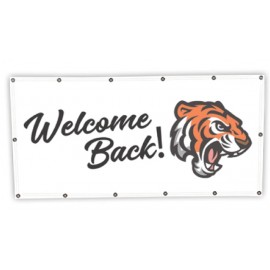 18 Oz. Single-Sided Scrim Vinyl Banner (4'x2') with Logo  18 Oz. Single-Sided Scrim Vinyl Banner (4