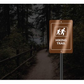 Logo Branded Reflective Custom Trail Markers Signs (1' x 1ft/Sqft)