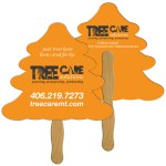 Custom Printed Evergreen Tree Fast Hand Fan (2 Sides) 1 Day