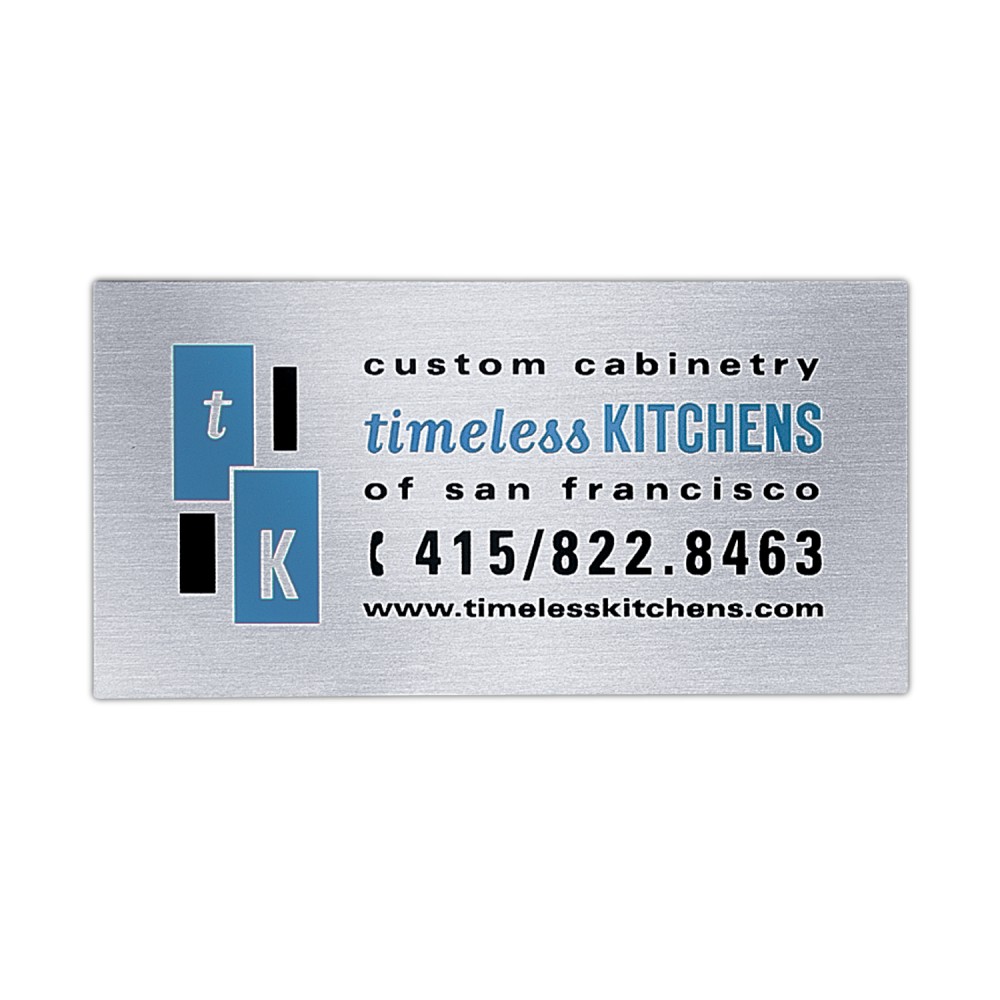 Promotional Metal Plates & Signage: 15-20 sq. in.