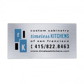 Custom Metal Plates & Signage: 15-20 sq. in.