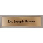 Promotional Engraved Plastic Name Plate with Personalization 2" x 8"