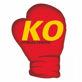 Boxing Glove Fan W/O Stick with Logo  Boxing Glove Fan W/O Stick with Logo