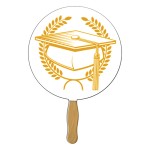 Personalized Round Graduate Fan