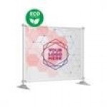 Promotional Eco-Friendly Pop-up Banner Backdrop w/Stand