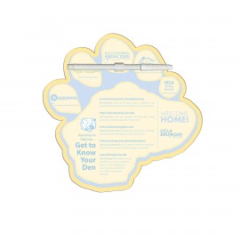 Logo Branded Paw Offset Printed Memo Board