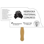 Personalized Nebraska State Hand Fan