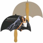 Logo Branded Umbrella Recycled Hand Fan