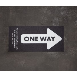 Customized Floor Decal 8" x 18" Rectangle with Custom Image  Customized Floor Decal 8" x 18" Rectangle with Custom Image