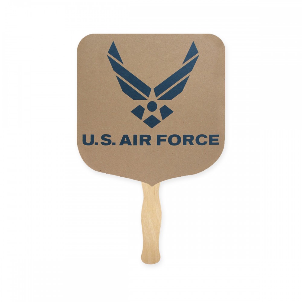 Promotional Elect Recycled Paper Hand Fan Single