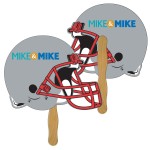 Wide Helmet Fast Hand Fan (2 Sides) 1 Day Custom Imprinted