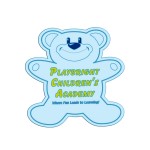 Teddy Bear Hand Fan Without Stick with Logo