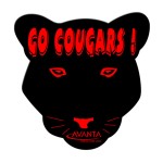 Cougar Paper Window Sign (Approximately 8"x8") Custom Imprinted
