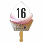 Cupcake Digital Auction Fan Custom Printed