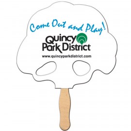 Tree Hand Fan with Logo  Tree Hand Fan with Logo