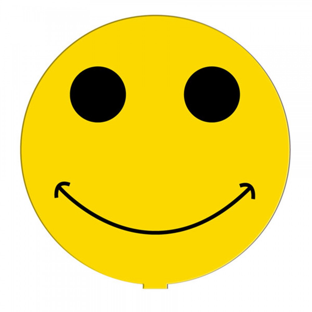 Custom Imprinted Smiley Face Paper Window Sign (Approximately 8"x8") Custom Imprinted Smiley Face Paper Window Sign (Approximately 8"x8")