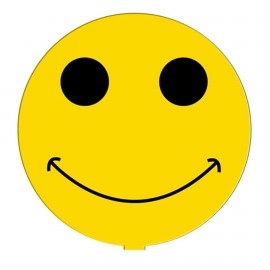Custom Imprinted Smiley Face Paper Window Sign (Approximately 8"x8")